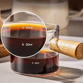 Gambar produk JAJKA Gelas Takar Kopi Espresso Shot Measuring Cup Double Mouth 150ml - JK-150