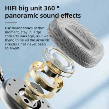 Gambar produk LEROBO Headphone Bluetooth 5.1 HiFi Subwoofer Noise Reduction 150mAh - P9