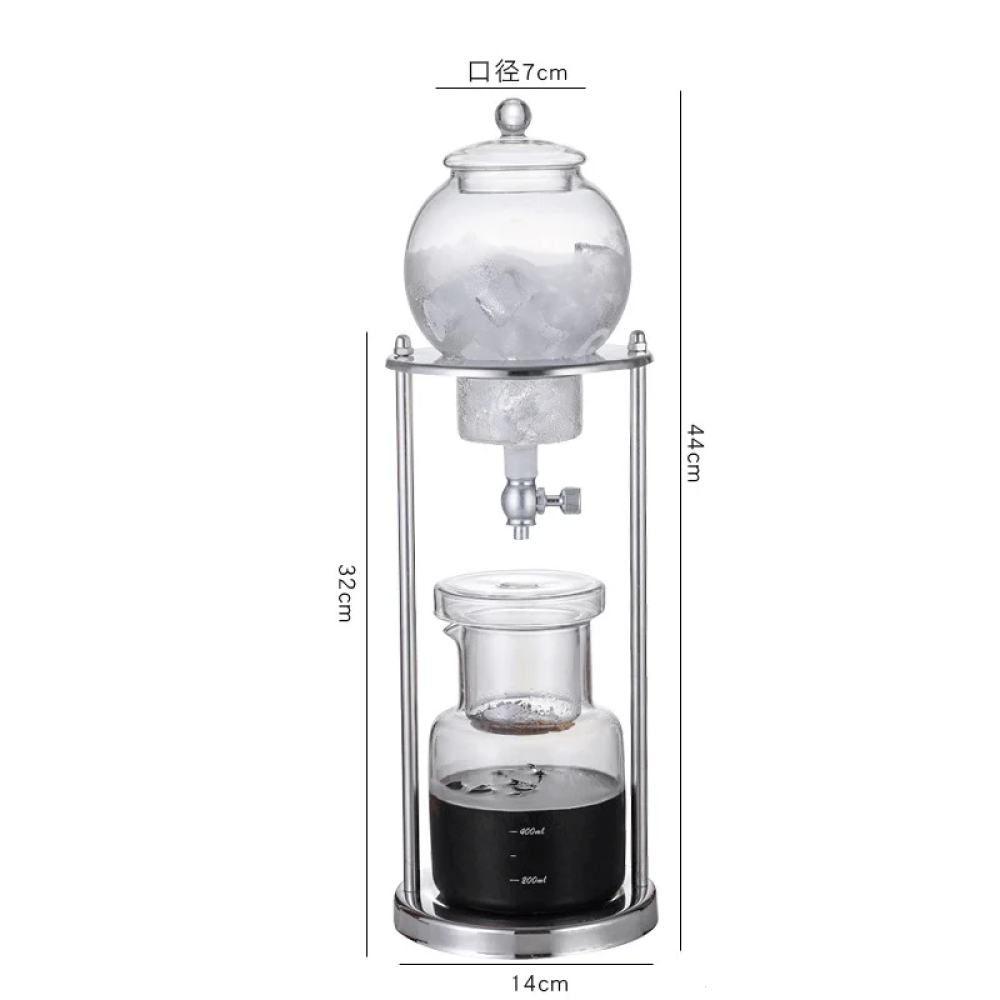 EAKOERS Cold Brew Coffee Maker Classic Dripper Coffee Pot 600ml - AO865 Gambar produk EAKOERS Cold Brew Coffee Maker Classic Dripper Coffee Pot 600ml - AO865