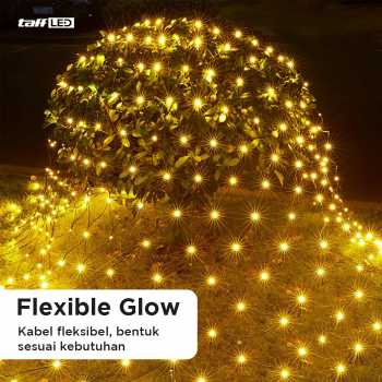 Gambar produk TaffLED Lampu Hias Jaring String Lights Decoration EU Plug 3x2M - EK-04