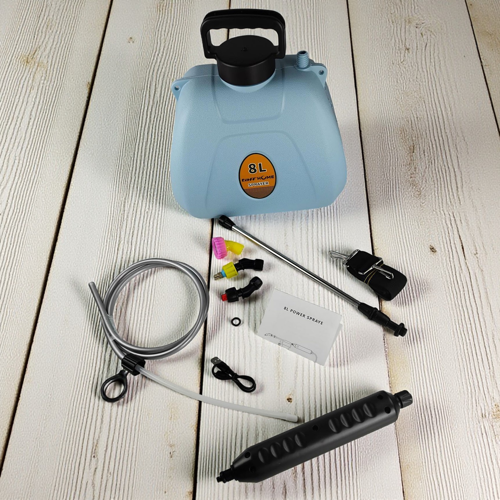 Gambar produk TaffHOME Semprotan Tanaman Elektrik Sprayer Shoulder Type 2000mAh 8L - VK7