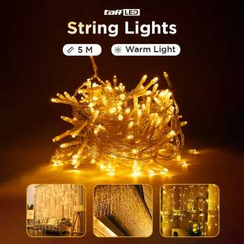 TaffLED Lampu Hias Gorden String Lights Icicle Fairy Waterproof 5M - EK-04