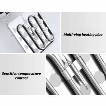 RUITAI Mesin Penanak Nasi Steamer Rice Cart 10 Tray 150 People 12kW - RT-150 Gambar produk RUITAI Mesin Penanak Nasi Steamer Rice Cart 10 Tray 150 People 12kW - RT-150