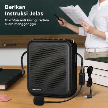 Gambar produk TaffStudio Penguat Suara Mini Megaphone Active Speaker Guide Bluetooth - S62