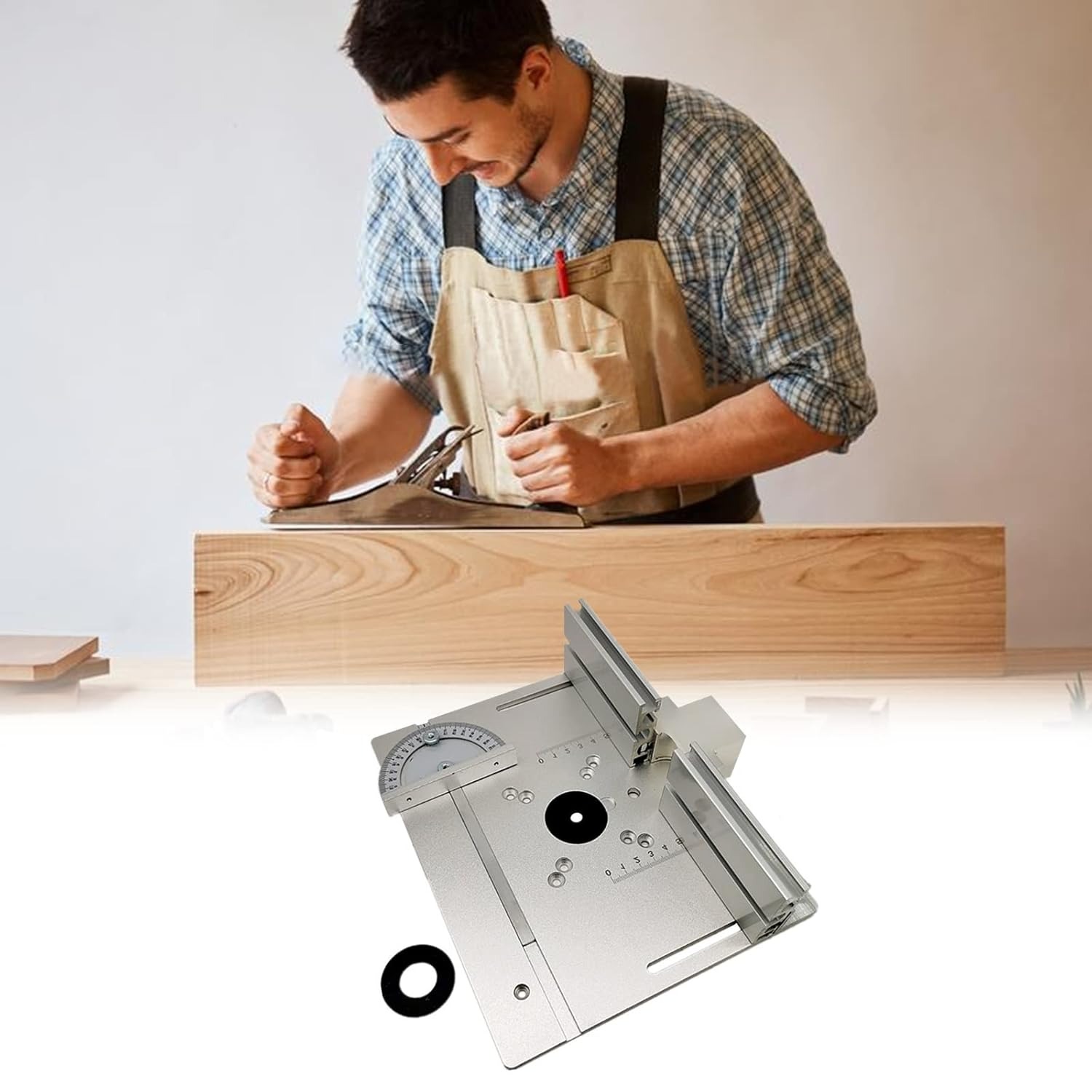 Meterk Meja Pemotong Kayu Router Table Woodworking Benches Aluminium - X8 Gambar produk Meterk Meja Pemotong Kayu Router Table Woodworking Benches Aluminium - X8