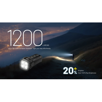 Gambar produk NITECORE Senter LED Mini Gantungan Kunci NiteLab MCT UHE 1200 Lumens - TUP2