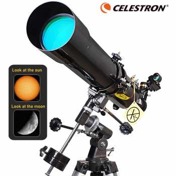 CELESTRON Powerseeker Astronomical Telescope Teropong 80mm - 80EQ Gambar produk CELESTRON Powerseeker Astronomical Telescope Teropong 80mm - 80EQ