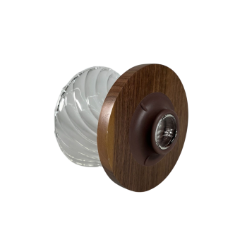 Gambar produk FMA V60 Coffee Dripper Alat Seduh Kopi Manual Walnut Kaca 1-4 Cup Diagonal - SD-8106