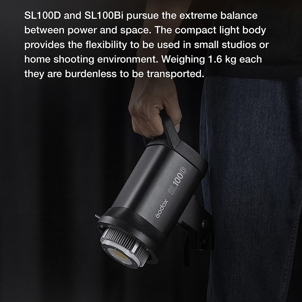 Gambar produk Godox Lampu Studio LED Fill Light Wireless Control 2800-6500K 100W - SL100Bi