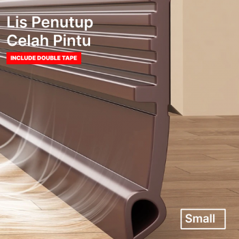 Gambar produk TFAAI Lis Penutup Celah Pintu Penghalang Debu Door Bottom Seal 1M Small - TF1
