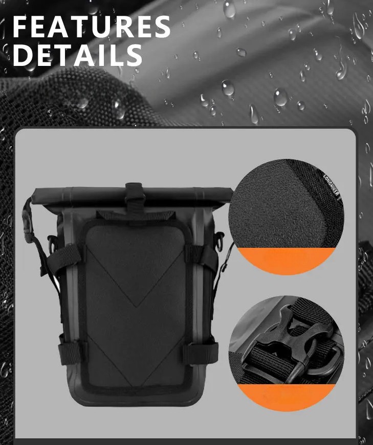 Blinkminds Tas Motor Touring Side Bumper Pannier Bag Waterproof 8L - BM07 Gambar produk Blinkminds Tas Motor Touring Side Bumper Pannier Bag Waterproof 8L - BM07