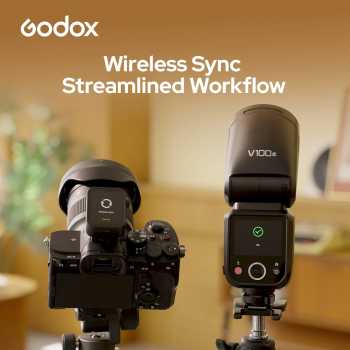 Gambar produk Godox Flash Camera Wireless Touchscreen Global Shutter 100Ws for Canon - V100C