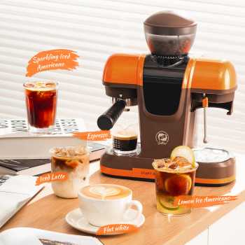 Gambar produk iCafilas Mesin Kopi Espresso Coffee Maker Frothing Grinding 19 Bar - ME2603