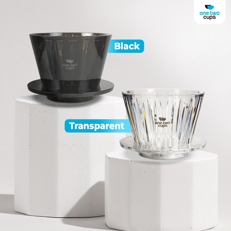 One Two Cups V60 Coffee Dripper Alat Seduh Kopi Manual Plastik 1-2 Cup - B75 Gambar produk One Two Cups V60 Coffee Dripper Alat Seduh Kopi Manual Plastik 1-2 Cup - B75