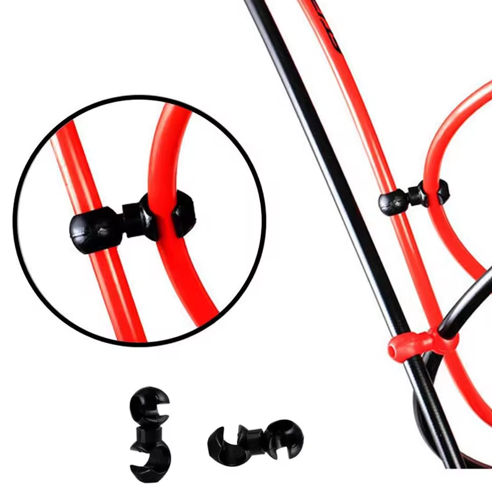 Empire Klip Kabel Rem Sepeda Cable Management S Rotating Clip 10PCS - M003 Gambar produk Empire Klip Kabel Rem Sepeda Cable Management S Rotating Clip 10PCS - M003