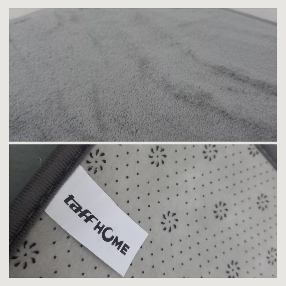 TaffHOME Keset Kamar Mandi Bathroom Mat Absorbent 60x40cm - LA-40 Gambar produk TaffHOME Keset Kamar Mandi Bathroom Mat Absorbent 60x40cm - LA-40