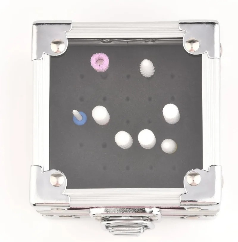 KADS Kotak Penyimpanan Mata Bor Kuku Nail Drill Art Bit Box 25 Slot - KDS-25 Gambar produk KADS Kotak Penyimpanan Mata Bor Kuku Nail Drill Art Bit Box 25 Slot - KDS-25