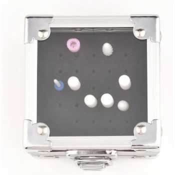 KADS Kotak Penyimpanan Mata Bor Kuku Nail Drill Art Bit Box 25 Slot - KDS-25 Gambar produk KADS Kotak Penyimpanan Mata Bor Kuku Nail Drill Art Bit Box 25 Slot - KDS-25