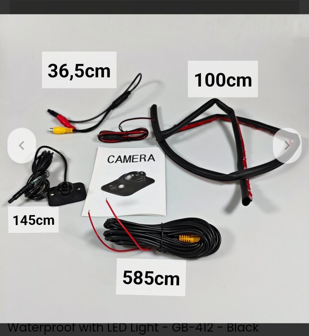 Gambar produk Yoelbaer Kamera Mobil Blindspot Car Camera Waterproof with LED Light - GB-412