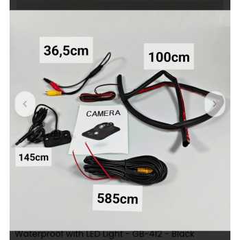 Gambar produk Yoelbaer Kamera Mobil Blindspot Car Camera Waterproof with LED Light - GB-412
