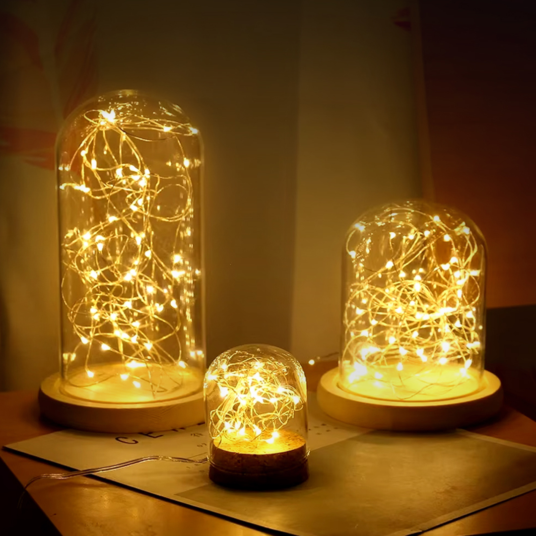 Gambar produk OKAL Lampu Hias String Lights Fairy Battery Box Waterproof 100 LED 10M - G3