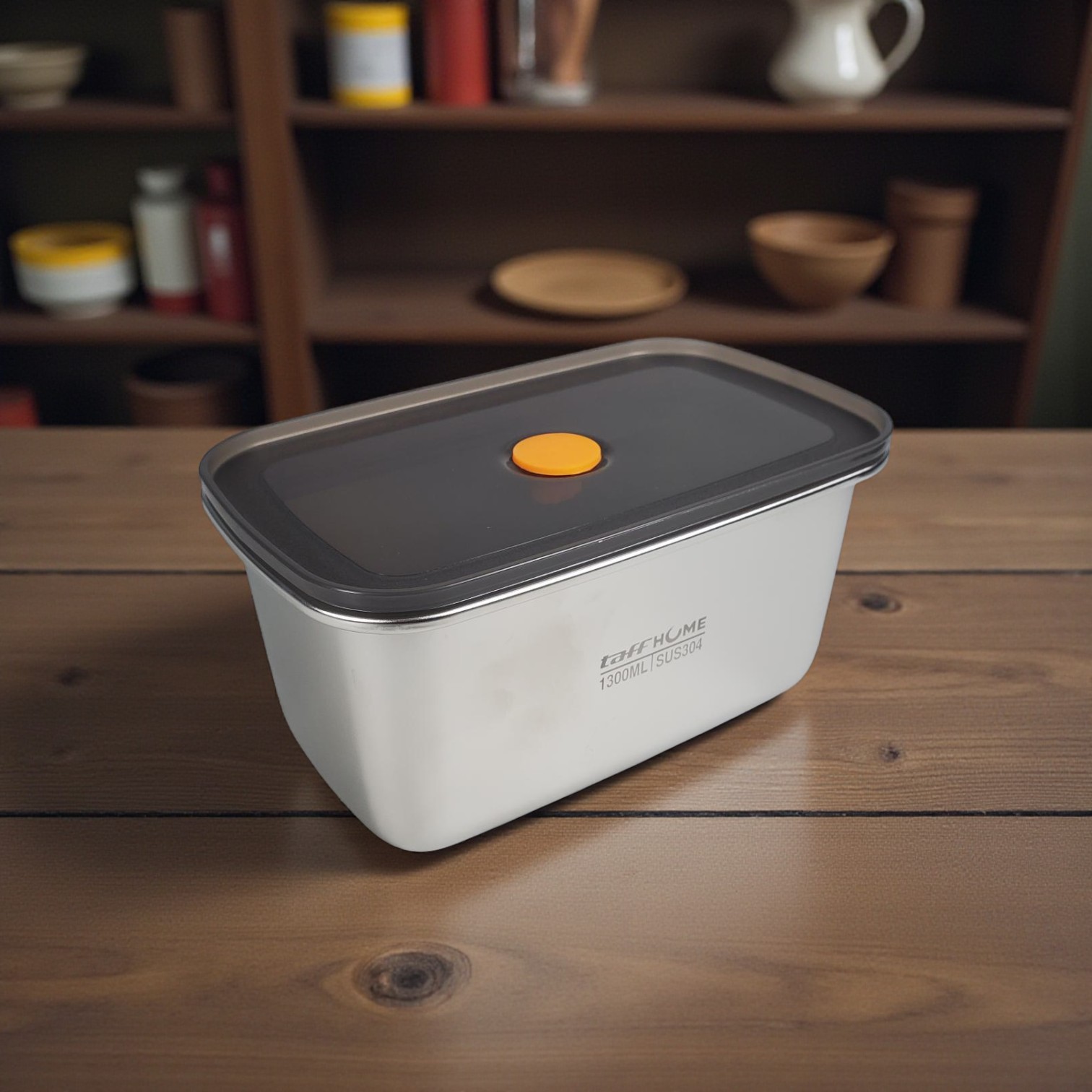 Gambar produk TaffHOME Kotak Makan Lunch Box Multifunction Stainless Steel 304 1300ml - AC-21