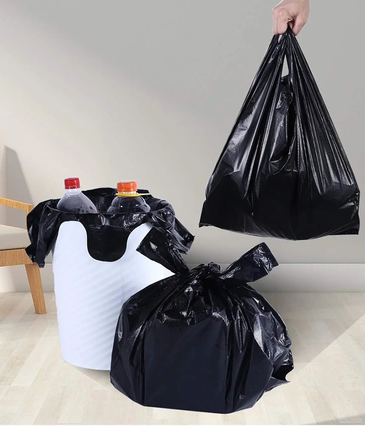 Gambar produk CERIU Kantong Plastik Kresek Disposable Plastic Bag 32x52cm 50 PCS - CR-50