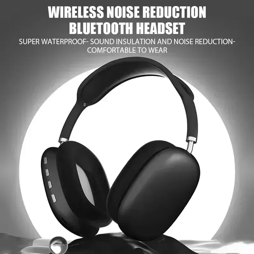 Gambar produk LEROBO Headphone Bluetooth 5.1 HiFi Subwoofer Noise Reduction 150mAh - P9