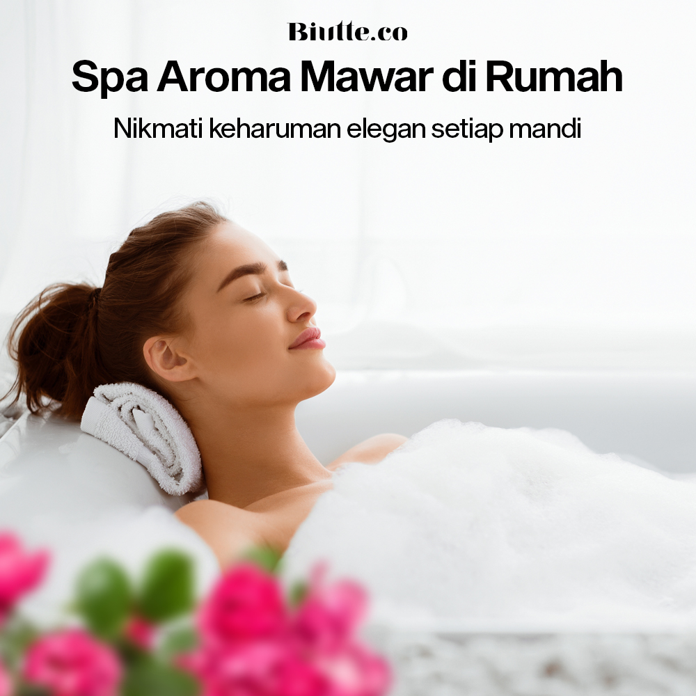 Gambar produk Biutte.co Garam Mandi Spa Aromaterapi Bath Salt 110g Rose - HK110