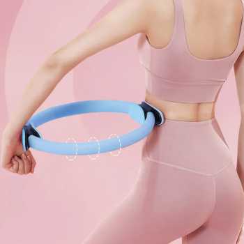 Gambar produk YIWU Magic Ring Resistance Pilates Circle Yoga Fitness 38cm - YW219