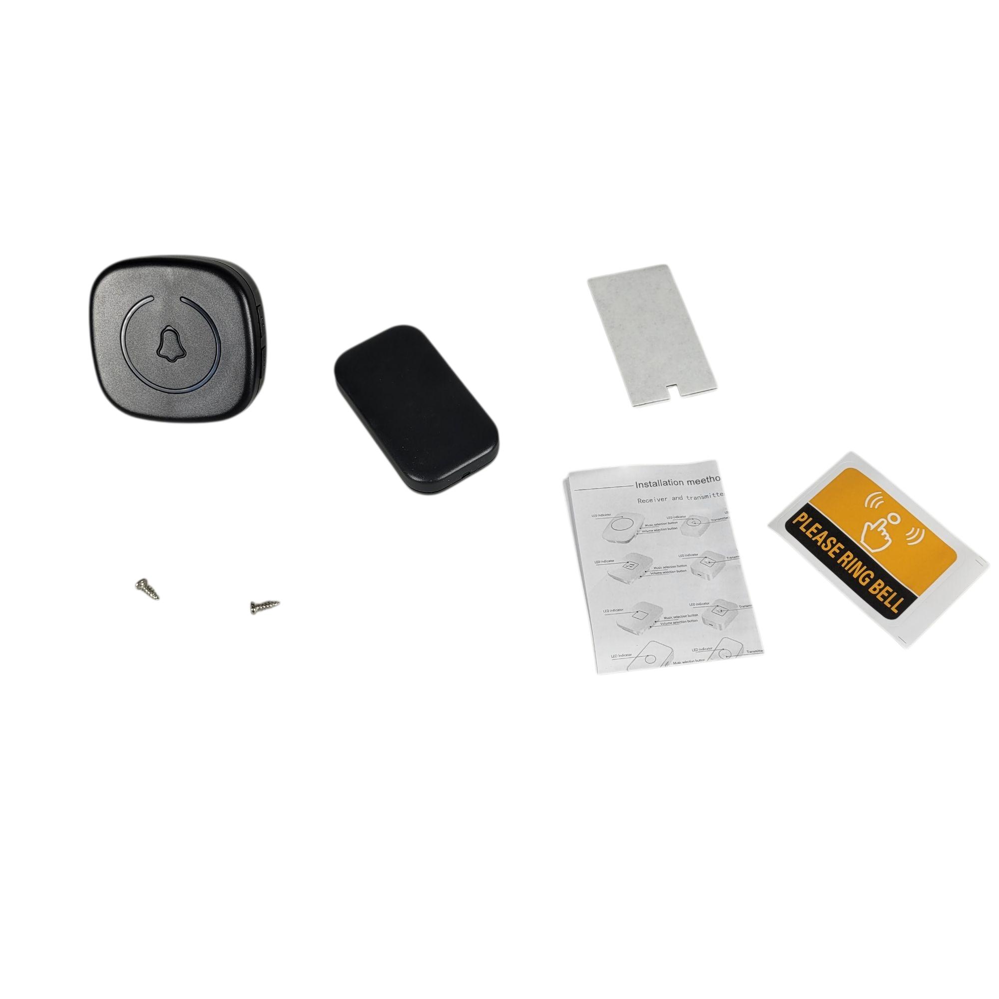 TaffHOME Bel Pintu Wireless Door Bell Waterproof EU Plug 60 Chimes - A6 Gambar produk TaffHOME Bel Pintu Wireless Door Bell Waterproof EU Plug 60 Chimes - A6