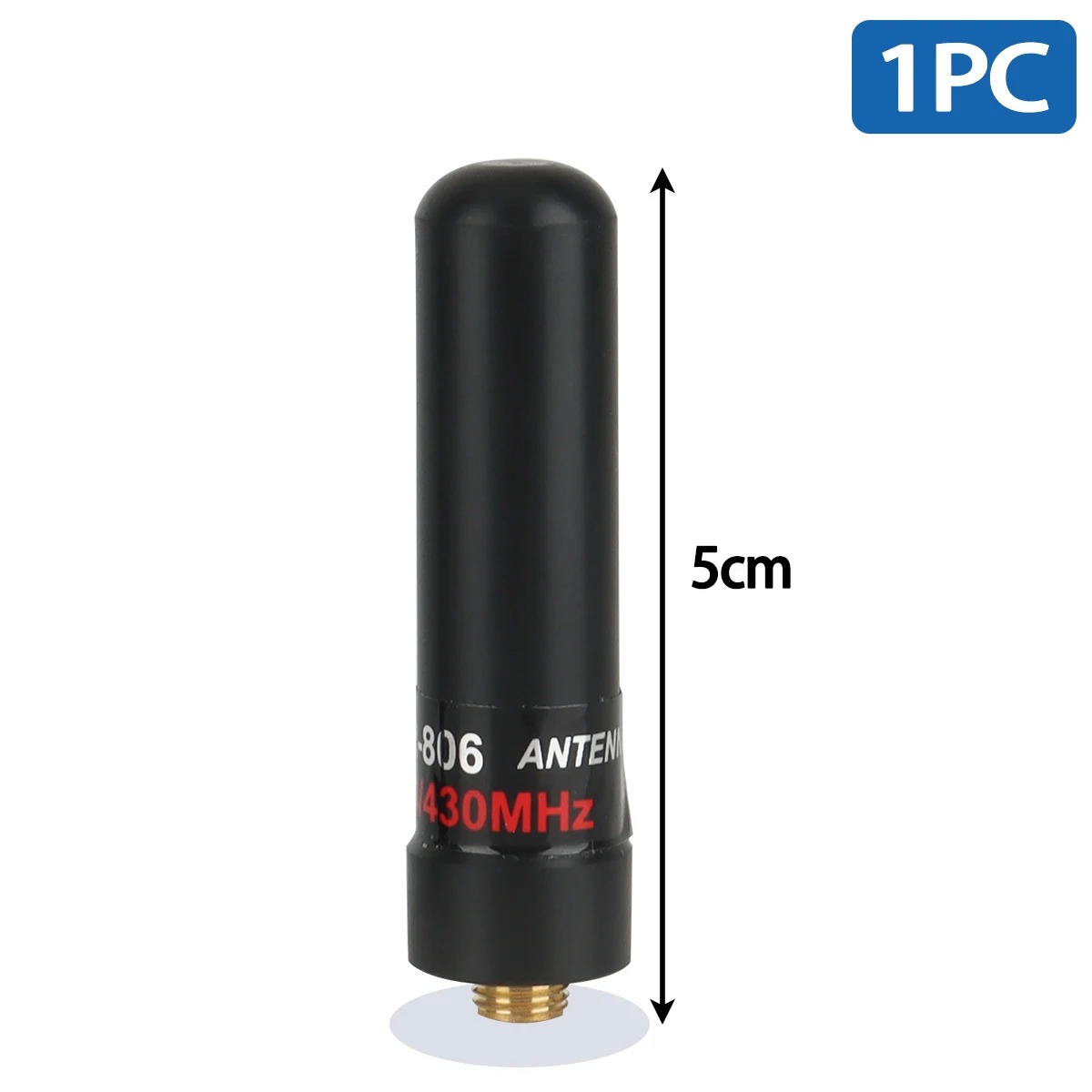 ABBREE Antena Walkie Talkie Dual Band Universal Baofeng UV-5RH 10W 5cm - AR-806 Gambar produk ABBREE Antena Walkie Talkie Dual Band Universal Baofeng UV-5RH 10W 5cm - AR-806