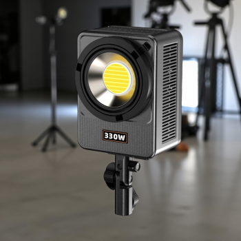 Gambar produk LIYADI Lampu Studio Fotografi COB LED 3in1 Color TFT Display 330W - G330
