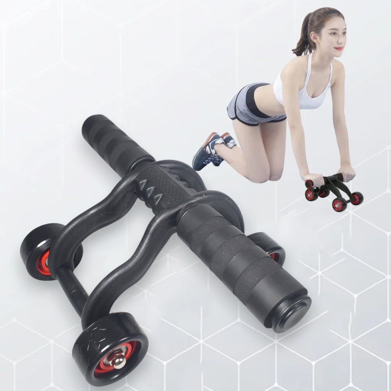 Gambar produk VKTECH Power Wheel Alat Fitness Roller - AD-2016A