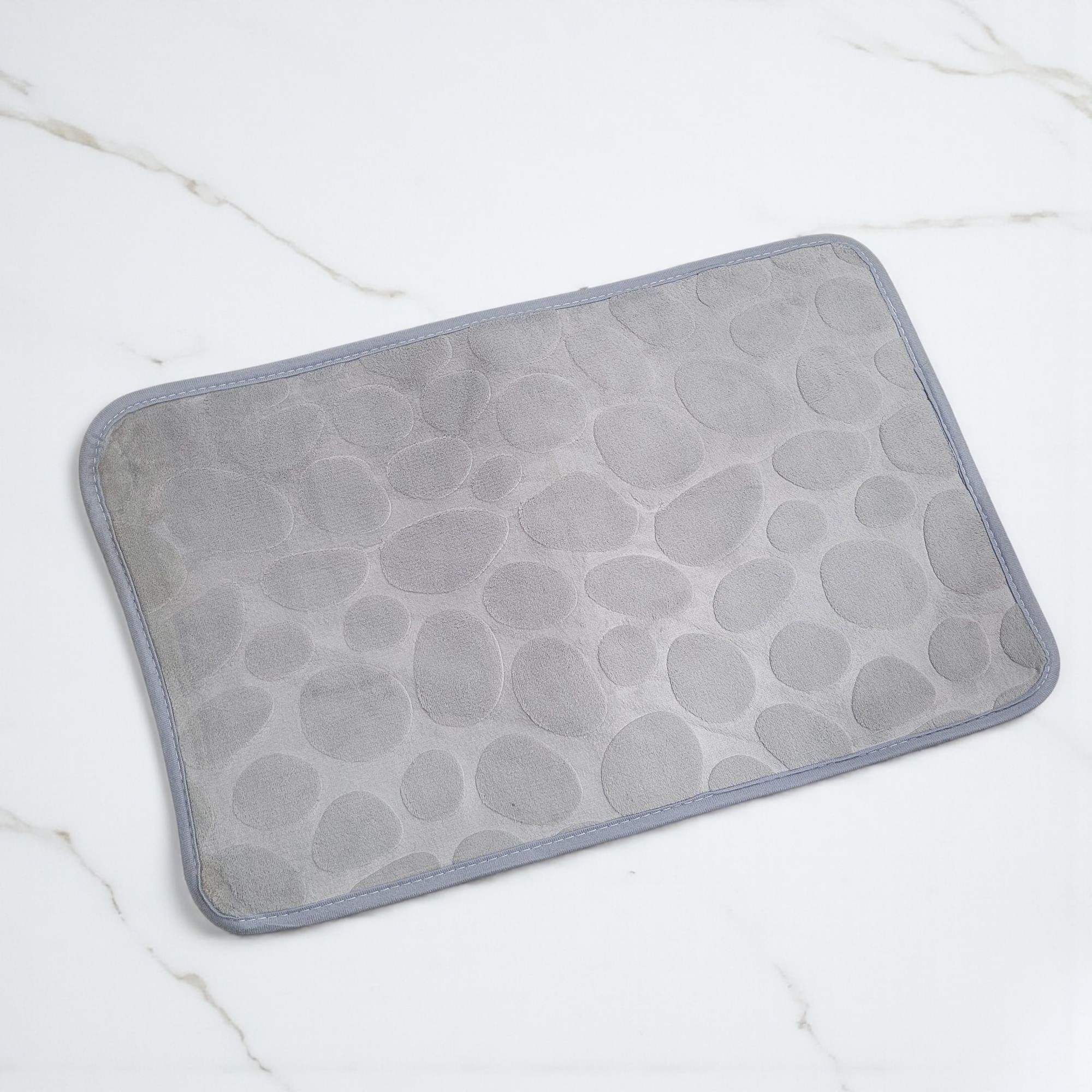 TaffHOME Keset Kamar Mandi Cobble Stone Super Absorbent 60x40cm - Jn39 Gambar produk TaffHOME Keset Kamar Mandi Cobble Stone Super Absorbent 60x40cm - Jn39