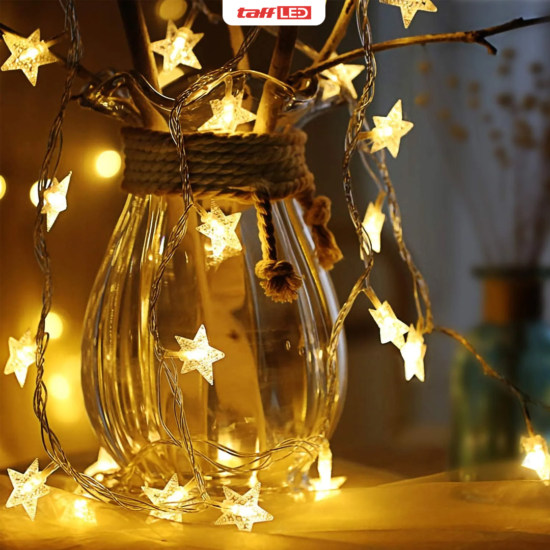 Gambar produk TaffLED Lampu Hias String Lights Star Shape Waterproof 20 LED 3M - G23