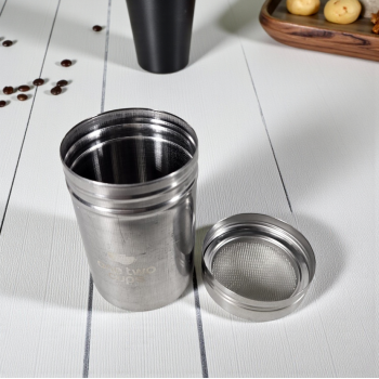 Gambar produk One Two Cups Penabur Bubuk Stensil Kopi Coklat Gula Barista Size L - HY1801504