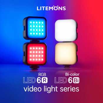 Godox Lampu Fill Light LED Magnetic RGBW 3200-6500K 1800mAh 6W - LED6R