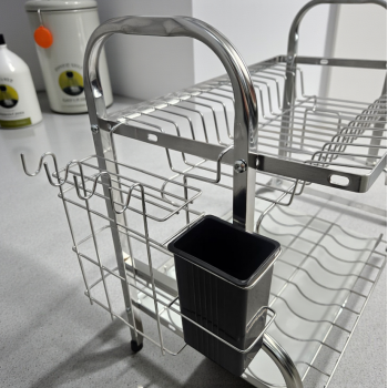 Gambar produk Treuy Rak Piring Dapur 2 Susun Stainless Steel 201 Drying Storage Rack - TR-201
