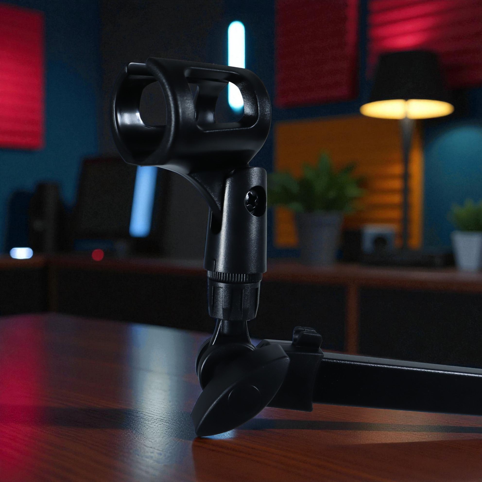 ETS Stand Holder Mikrofon Boom Arm Desk Adjustable Microphone Lazypod - E985 Gambar produk ETS Stand Holder Mikrofon Boom Arm Desk Adjustable Microphone Lazypod - E985