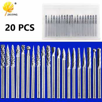 JIGONG Mata Bor Tungsten Carbide Drill Bit 3mm 20 PCS - JIG-TR008