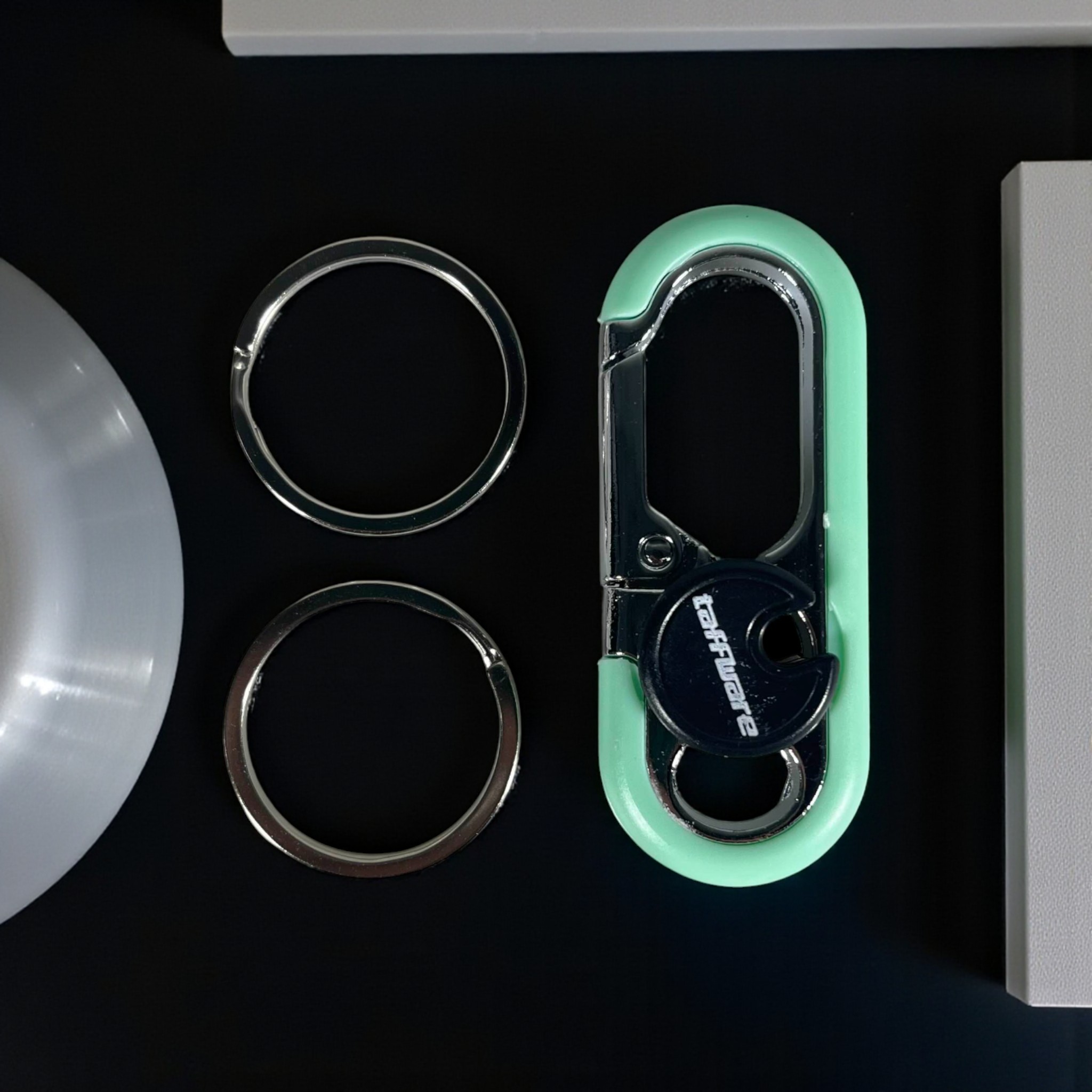 Gambar produk Taffware Gantungan Kunci Carabiner Keychain Clip Stainless Steel - A3746