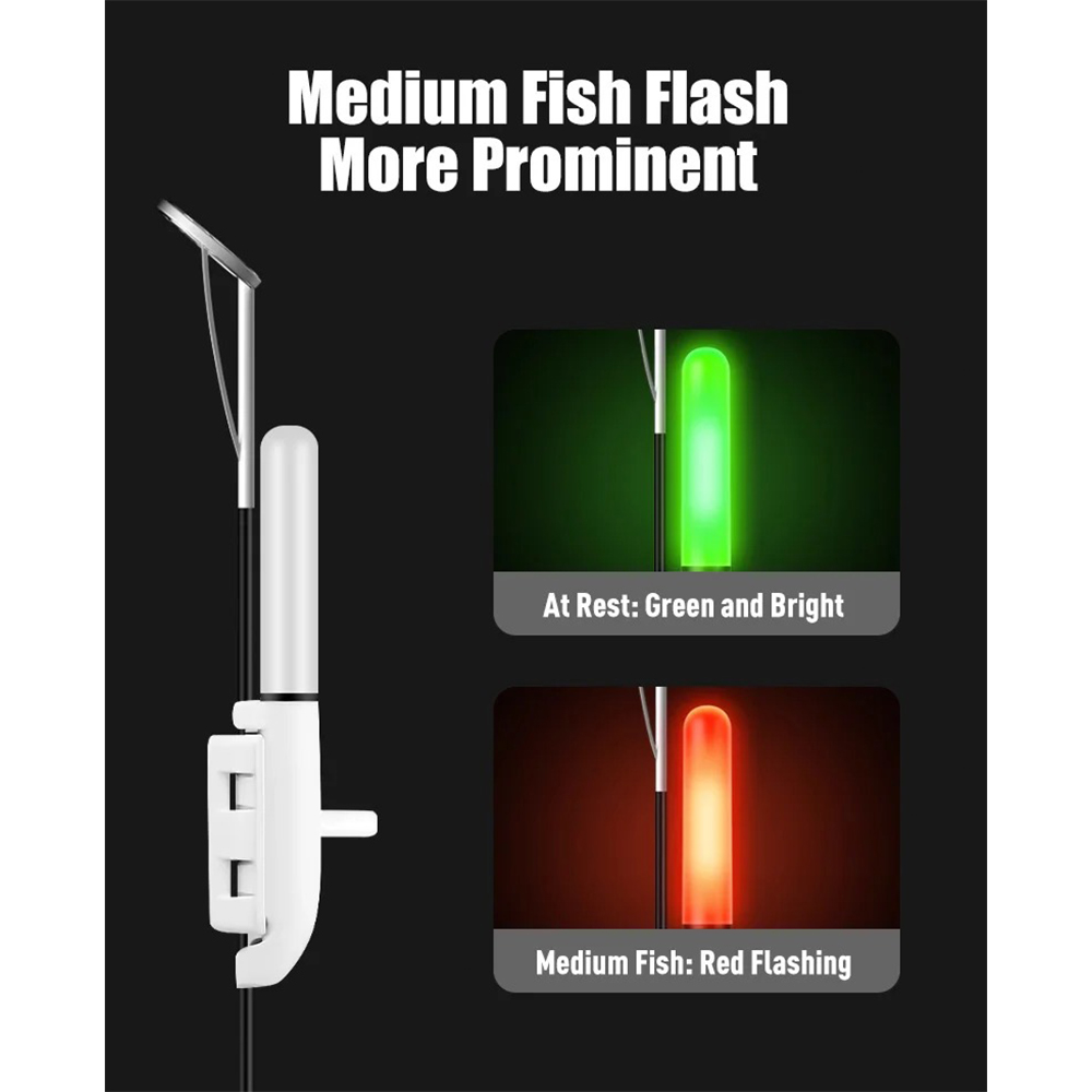 Gambar produk LUMOIS Lampu Pancing Joran LED Lonceng Changing Color 5 PCS - LM-30