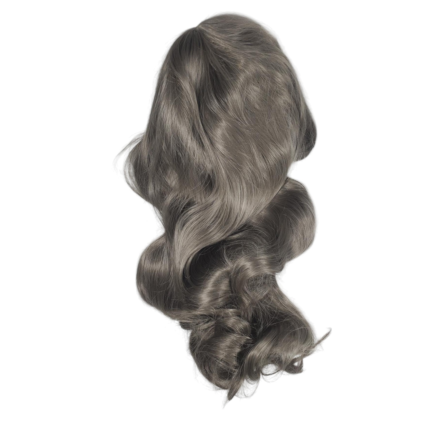 Gambar produk FYNHA Wig Rambut Palsu Panjang Bergelombang Wavy Hair Full Bangs 65cm - HB-004