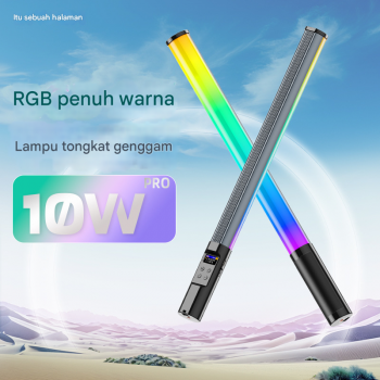 LIYADI Lampu Fotografi LED Portabel RGB Tube Light 10W 9900K - LP430 PRO