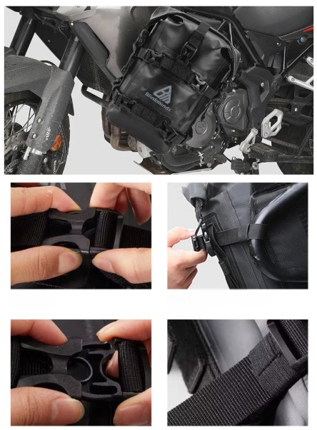 Blinkminds Tas Motor Touring Side Bumper Pannier Bag Waterproof 8L - BM07 Gambar produk Blinkminds Tas Motor Touring Side Bumper Pannier Bag Waterproof 8L - BM07