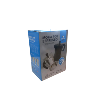 One Two Cups Moka Pot Espresso Coffee Maker Stovetop 6 Cup 300ml - JF112 Gambar produk One Two Cups Moka Pot Espresso Coffee Maker Stovetop 6 Cup 300ml - JF112
