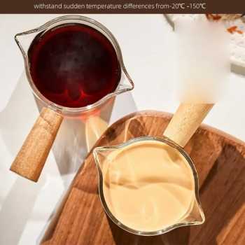 Gambar produk JAJKA Gelas Takar Kopi Espresso Shot Measuring Cup Double Mouth 150ml - JK-150