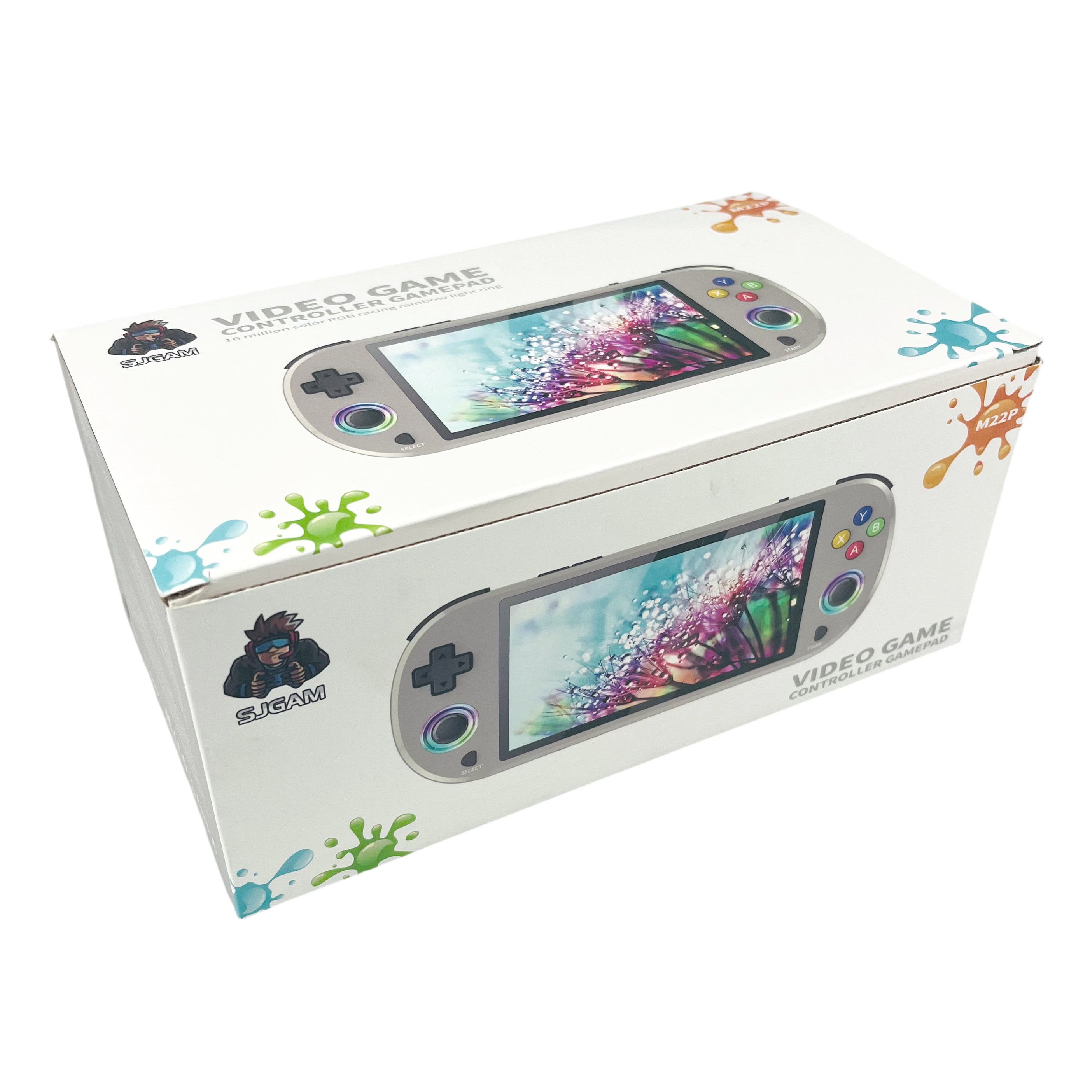 Gambar produk GRWIBEOU Game Console Handheld Gameboy 5 Inch 20K Retro Games 64GB - M22Pro