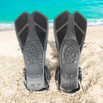 Gambar produk OSGOOD Sepatu Katak Snorkeling Fins Swimming Diving Flippers Open Heel S/M - OS813